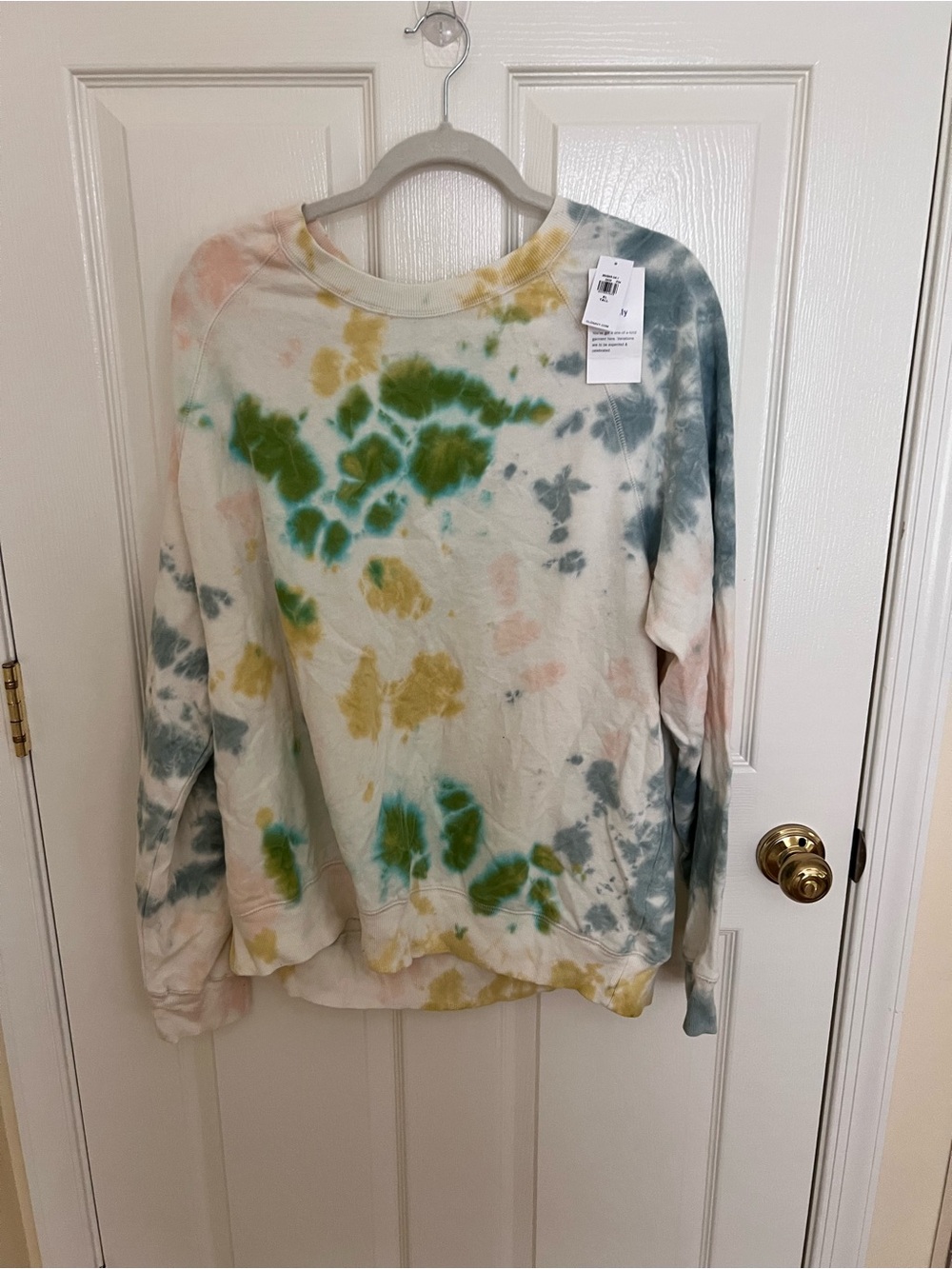 NWT Old Navy Multicolor Tie-Dye Crewneck Sweatshirt - Size Women’s XL tall